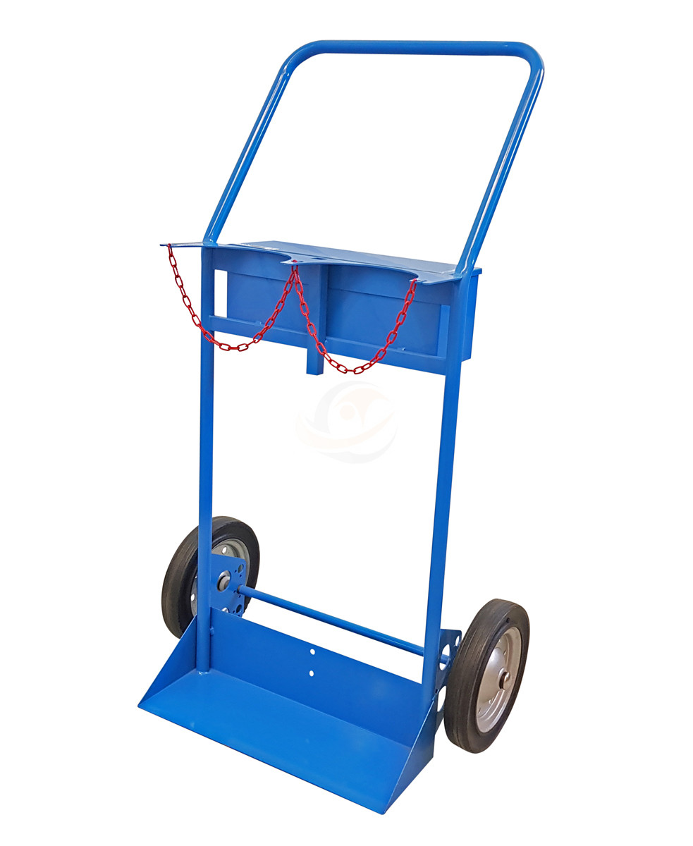 Portabombole biposto lt.40/50 con maniglione e cassetta 