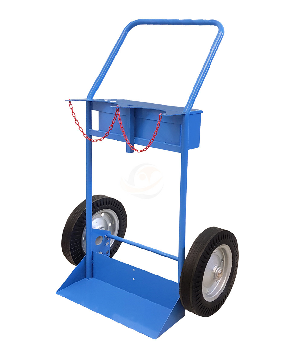 Portabombole biposto per cantieri con cassetta lt.40/50