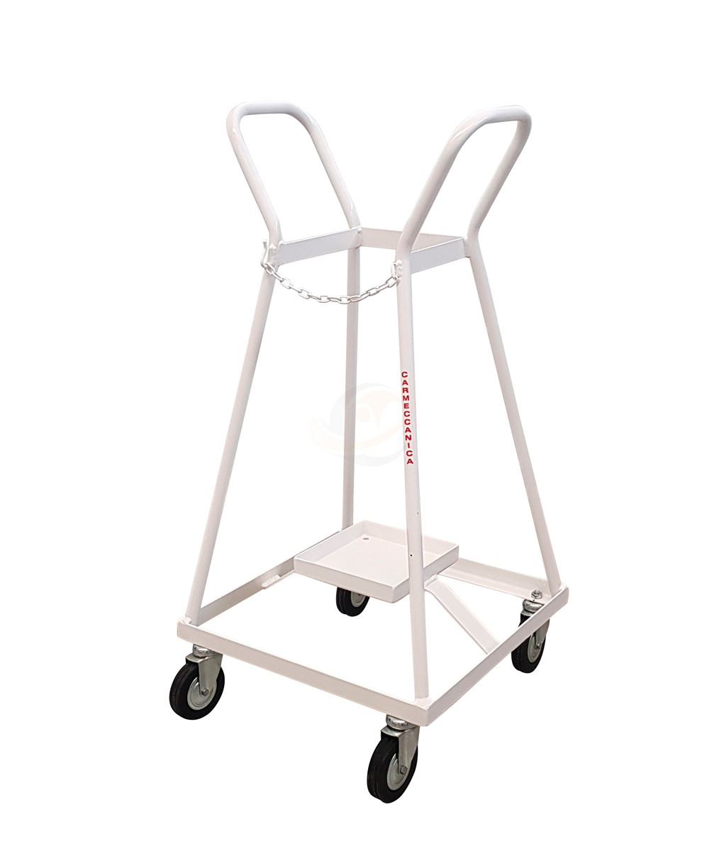 Portabombola 4 ruote gommate lt. 10/14 