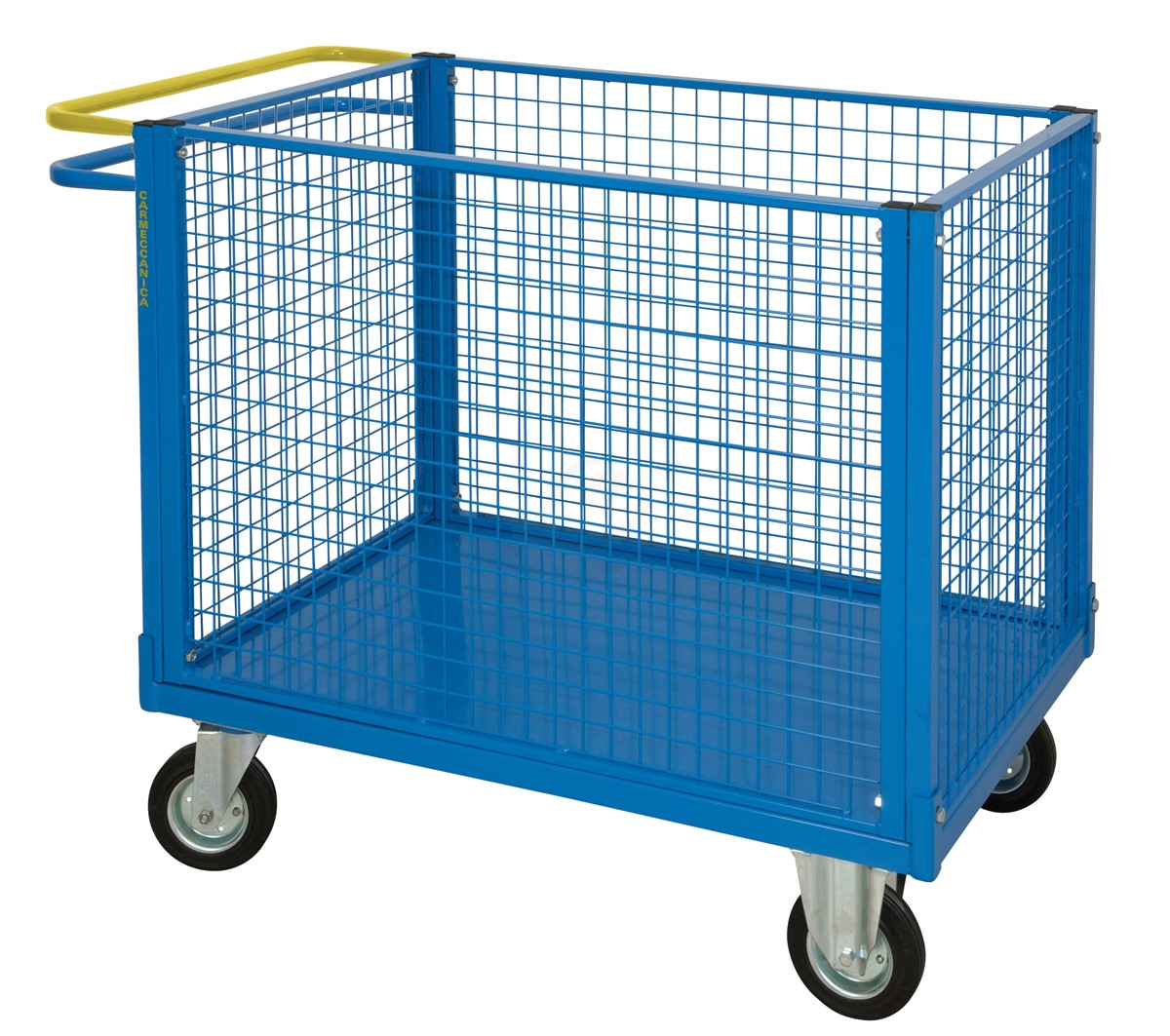 Pianale con quattro sponde in rete