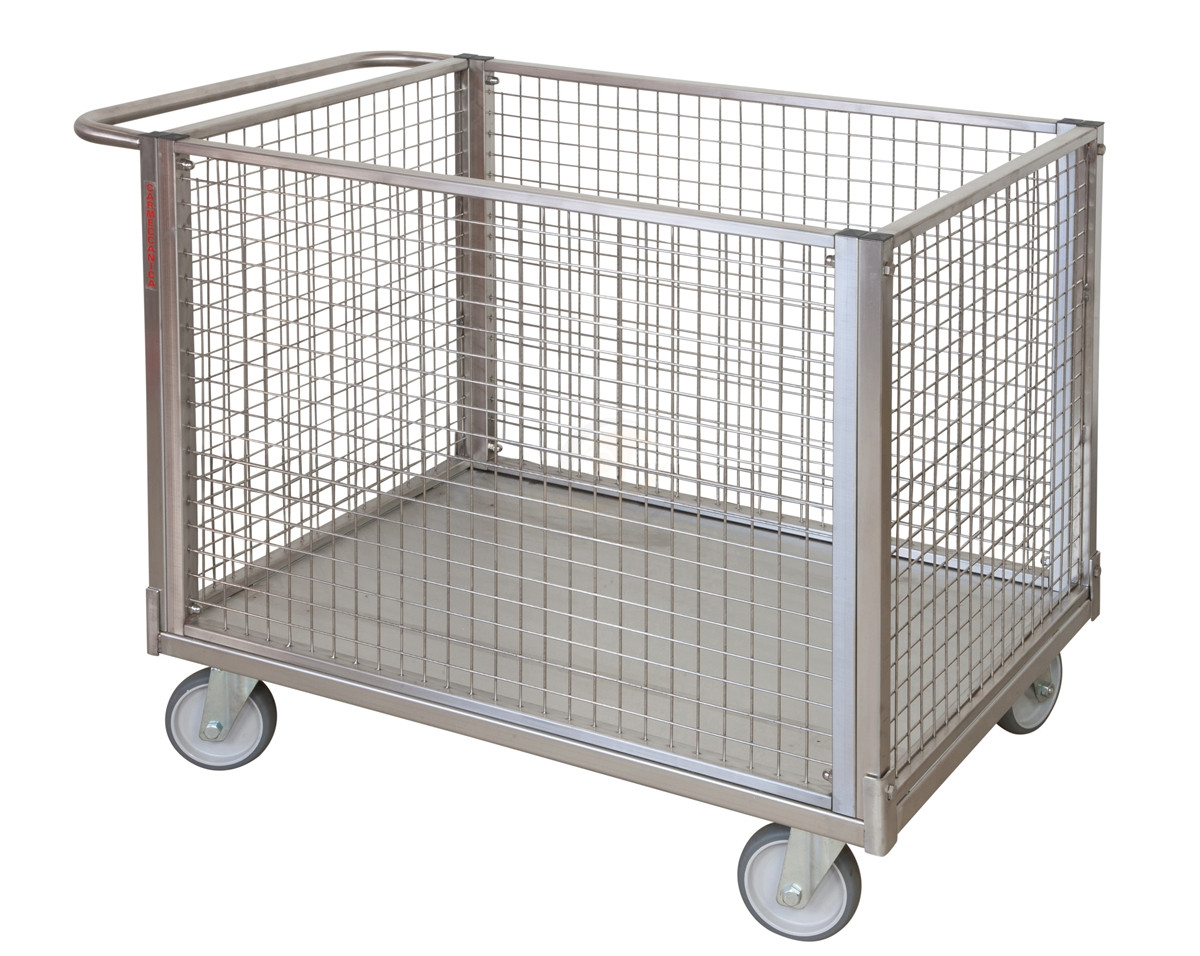 Pianale con quattro sponde in rete