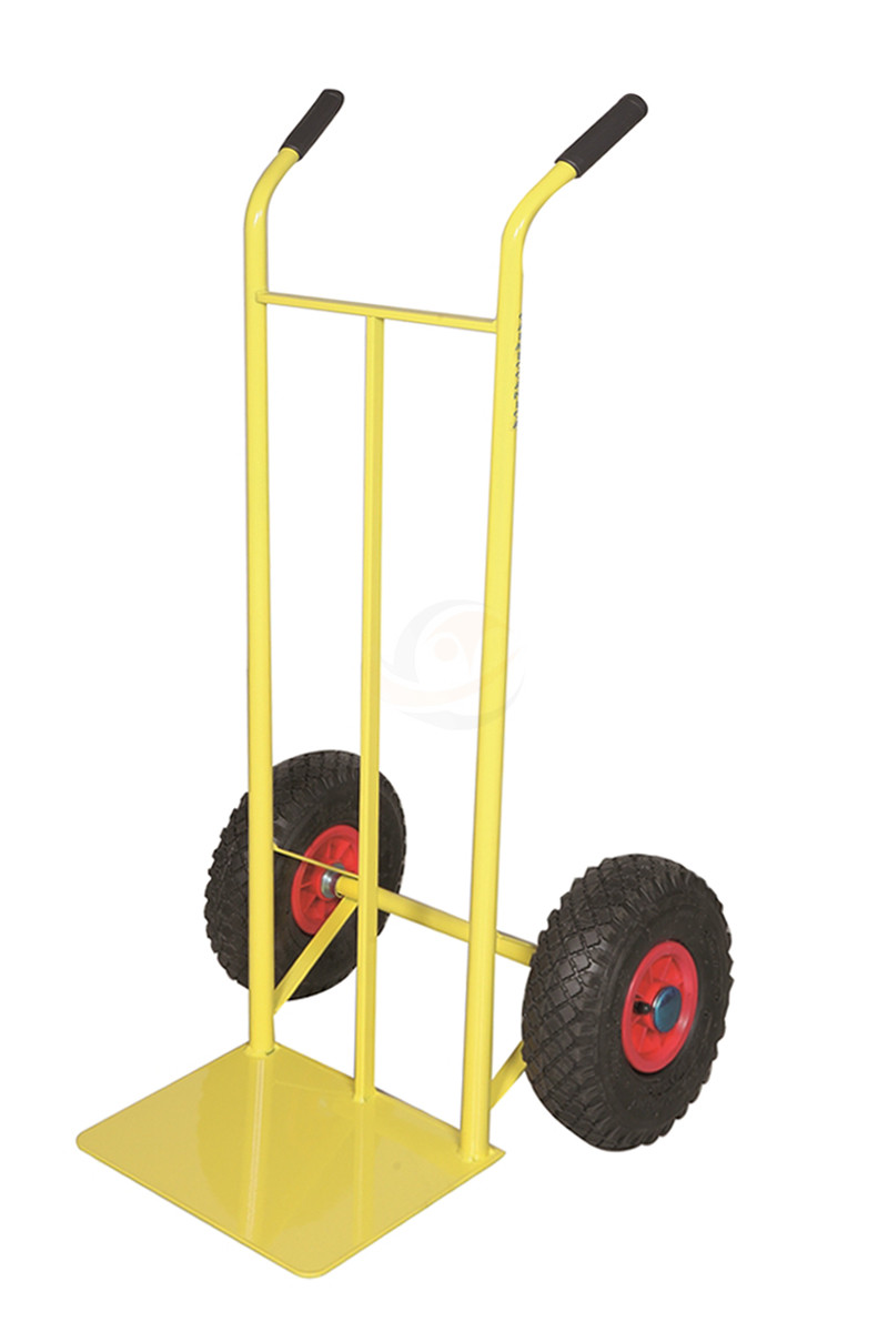 Carrello porta casse ruote pneumatiche