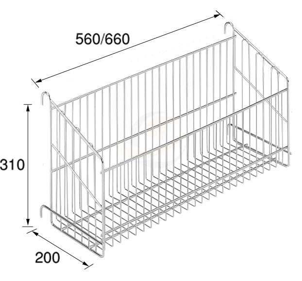 Cesto per Carrello Cash & Carry
