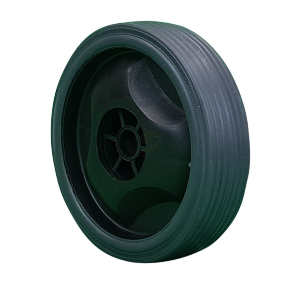 ruota gommata grigia