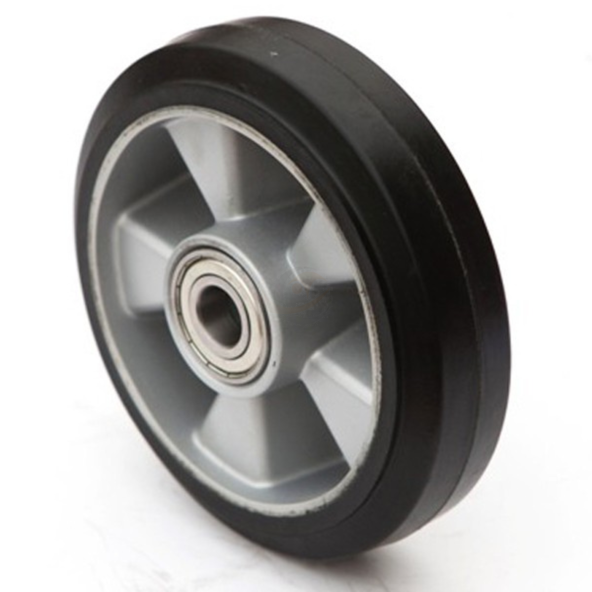 Ruota Gomma Elstica con Cuscinetto a Sfere