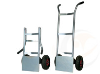 Carrello pieghevole zincato cerchio nylon