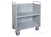 Carrello porta faldoni/fascicoli a due piani