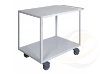 Maxi carrello ufficio a due piani alta silenziosità