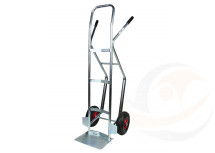 Portacasse zincato con scivolo