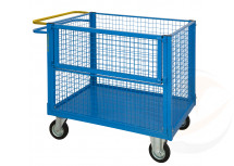 Pianale con quattro sponde in rete