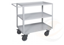 Carrello ufficio a tre piani alta silenziosità
