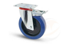 Ruota d. 200x50 - Supporto Rotante con Freno