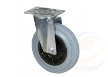 Ruota ø140X37.5 Gomma Antimacchia - Supporto Rotante