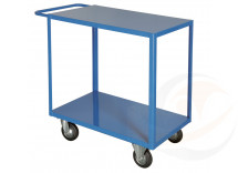 Carrello Portatutto a 2 Piani - Ruote con Freno