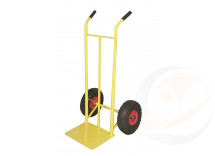 Carrello porta casse ruote pneumatiche