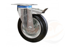 Ruota Ø 100x30 - Supporto Rotante con Freno