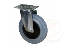 Ruota gomma grigia girevole