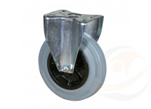 Ruota ø200x50 Gomma Antimacchia Supporto Fisso