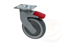 Ruota alta silenziosità girevole freno